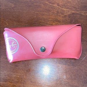 Limited Edition Red Ray Ban Glasses Case